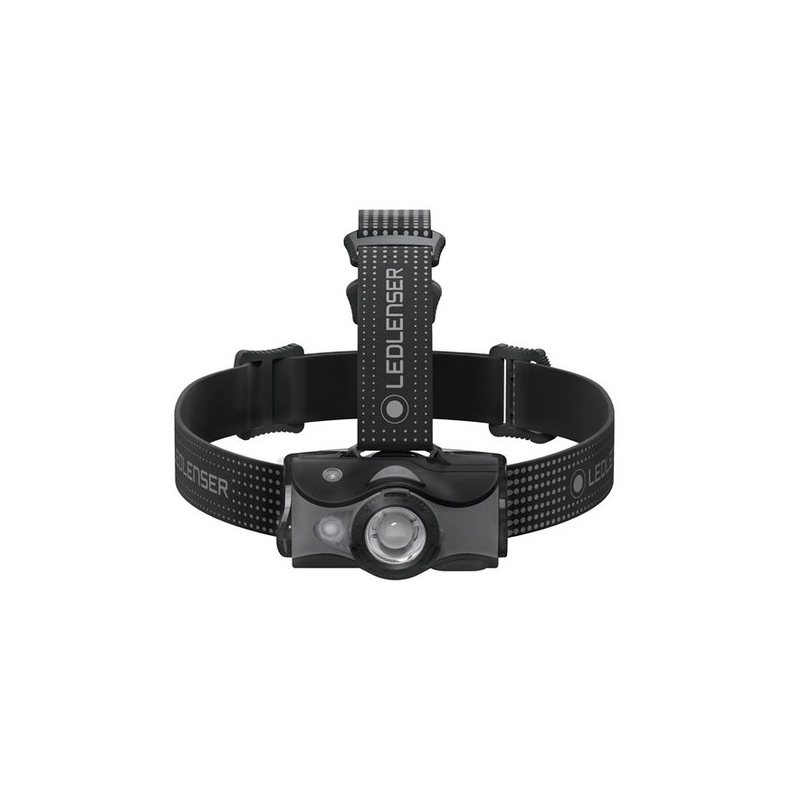 Ledlenser MH7 - linterna frontal recargable LED regulable, 1550 mAh, IP54, 600 lm, 40 h, negro/gris