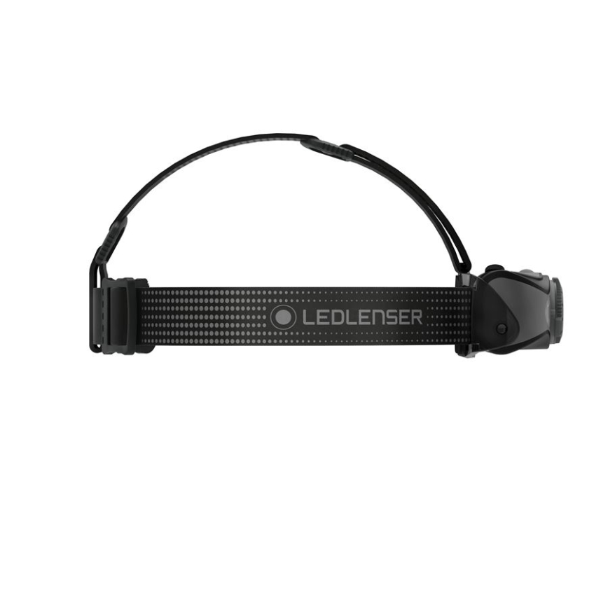 Ledlenser MH7 - linterna frontal recargable LED regulable, 1550 mAh, IP54, 600 lm, 40 h, negro/gris