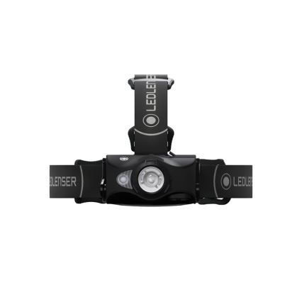 Ledlenser MH8 - Linterna frontal recargable LED regulable, 2xAA (1550 mAh), IP54, 600 lm, hasta 60 h, negra