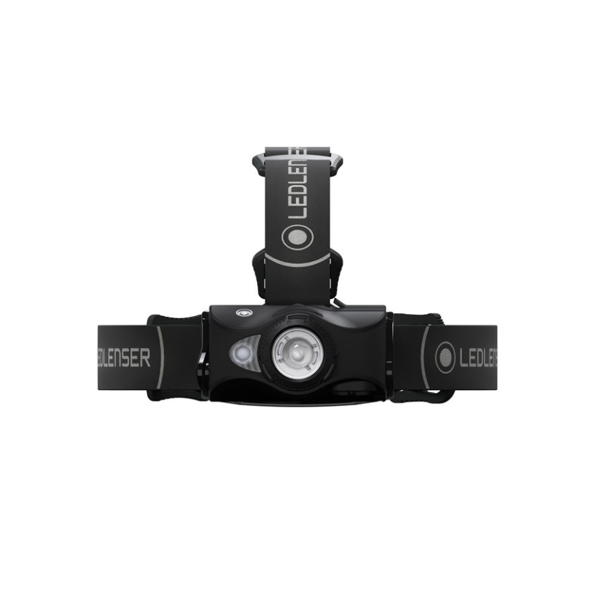 Ledlenser MH8 - Linterna frontal recargable LED regulable, 2xAA (1550 mAh), IP54, 600 lm, hasta 60 h, negra