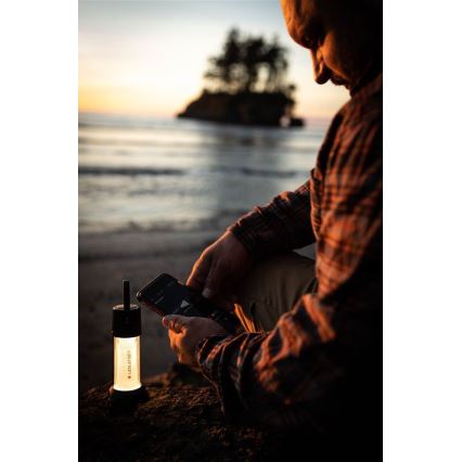 Ledlenser ML6 CONNECT WARM LIGHT - linterna LED recargable y regulable / 3000 mAh, IP66, 750 lm + control remoto