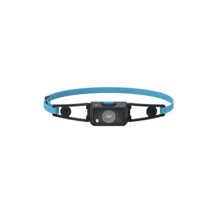 Ledlenser NEO1R - linterna frontal recargable LED regulable, batería 730 mAh, IP67, 250 lm, 15 h, azul