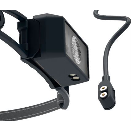 Ledlenser NEO1R - Linterna frontal recargable y regulable LED, 730 mAh, IP67, 250 lm, 15 h, negra