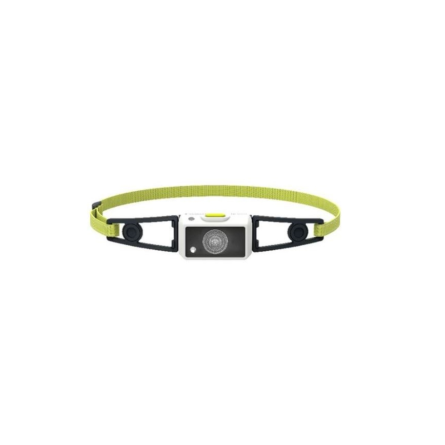 Ledlenser NEO1R - linterna frontal recargable LED regulable, 730 mAh, IP67, 250 lm, 15 h, verde