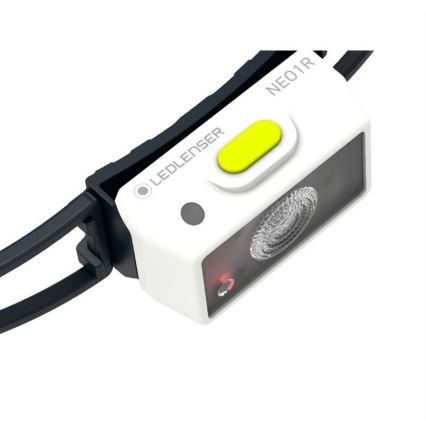 Ledlenser NEO1R - linterna frontal recargable LED regulable, 730 mAh, IP67, 250 lm, 15 h, verde
