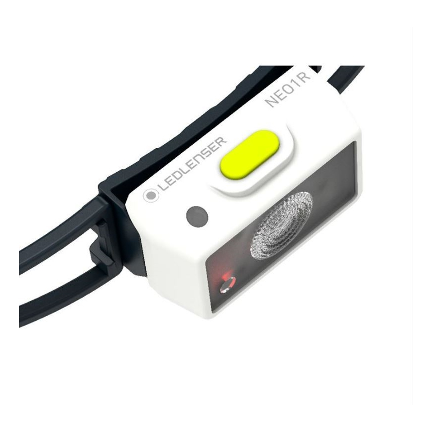 Ledlenser NEO1R - linterna frontal recargable LED regulable, 730 mAh, IP67, 250 lm, 15 h, verde