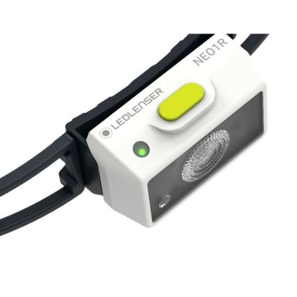 Ledlenser NEO1R - linterna frontal recargable LED regulable, 730 mAh, IP67, 250 lm, 15 h, verde