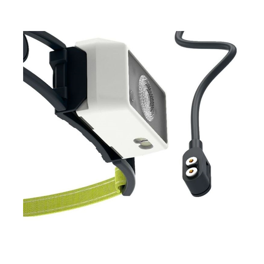 Ledlenser NEO1R - linterna frontal recargable LED regulable, 730 mAh, IP67, 250 lm, 15 h, verde
