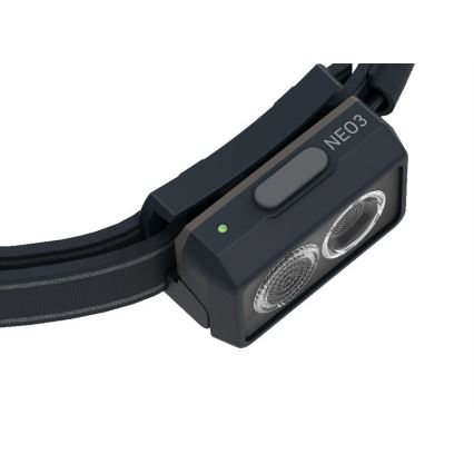 Ledlenser NEO3 - Linterna frontal LED regulable 3xAAA, IP54, 400 lm, 20 h, negro