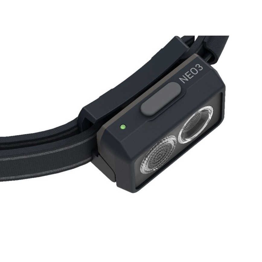 Ledlenser NEO3 - Linterna frontal LED regulable 3xAAA, IP54, 400 lm, 20 h, negro