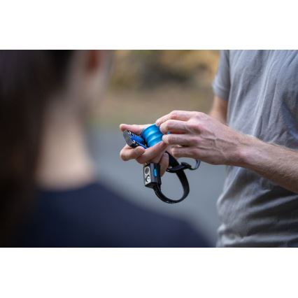 Ledlenser NEO3 - Linterna frontal LED regulable LED/3xAAA IP54 400 lm 20 h azul