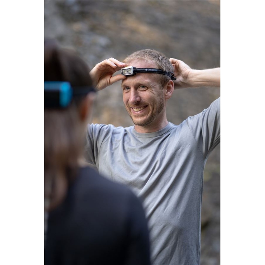 Ledlenser NEO3 - linterna frontal LED regulable LED/3xAAA IP54 400 lm 20 h negro/blanco