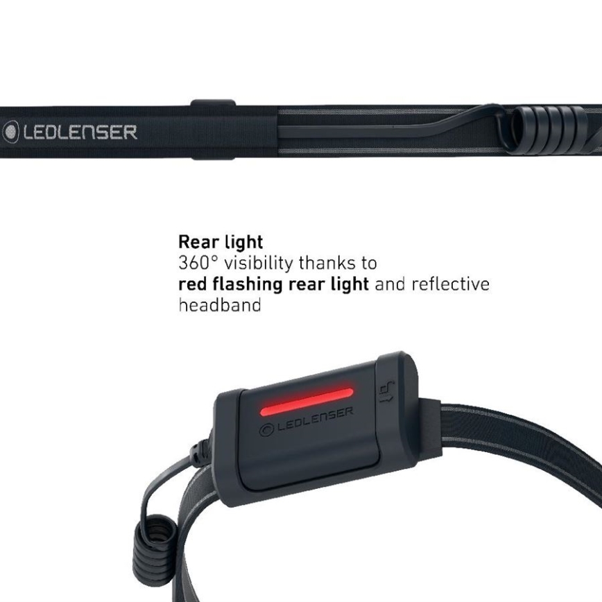 Ledlenser NEO3 - linterna frontal LED regulable LED/3xAAA IP54 400 lm 20 h negro/blanco