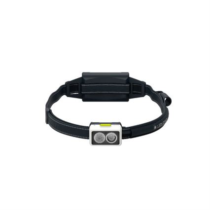 Ledlenser NEO5R - linterna frontal recargable LED regulable/1800 mAh IP54 600 lm 35 h negra/blanca
