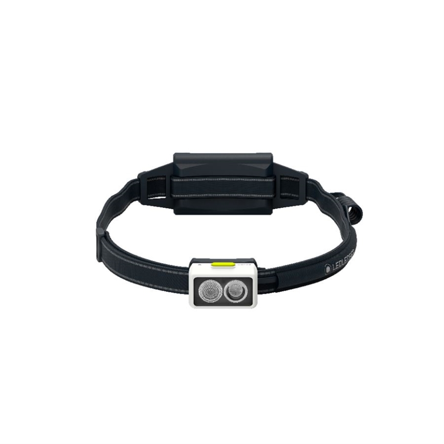 Ledlenser NEO5R - linterna frontal recargable LED regulable/1800 mAh IP54 600 lm 35 h negra/blanca