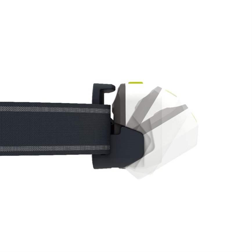 Ledlenser NEO5R - linterna frontal recargable LED regulable/1800 mAh IP54 600 lm 35 h negra/blanca