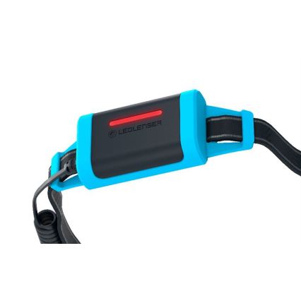 Ledlenser NEO5R - linterna frontal recargable LED regulable / 1800 mAh IP54 600 lm 35 h azul