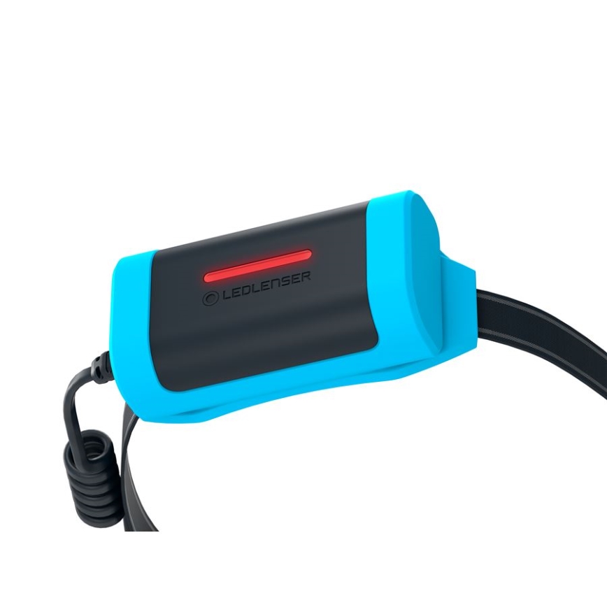 Ledlenser NEO9R - Linterna frontal recargable LED regulable/5000 mAh IP54 1200 lm 120h negro/azul