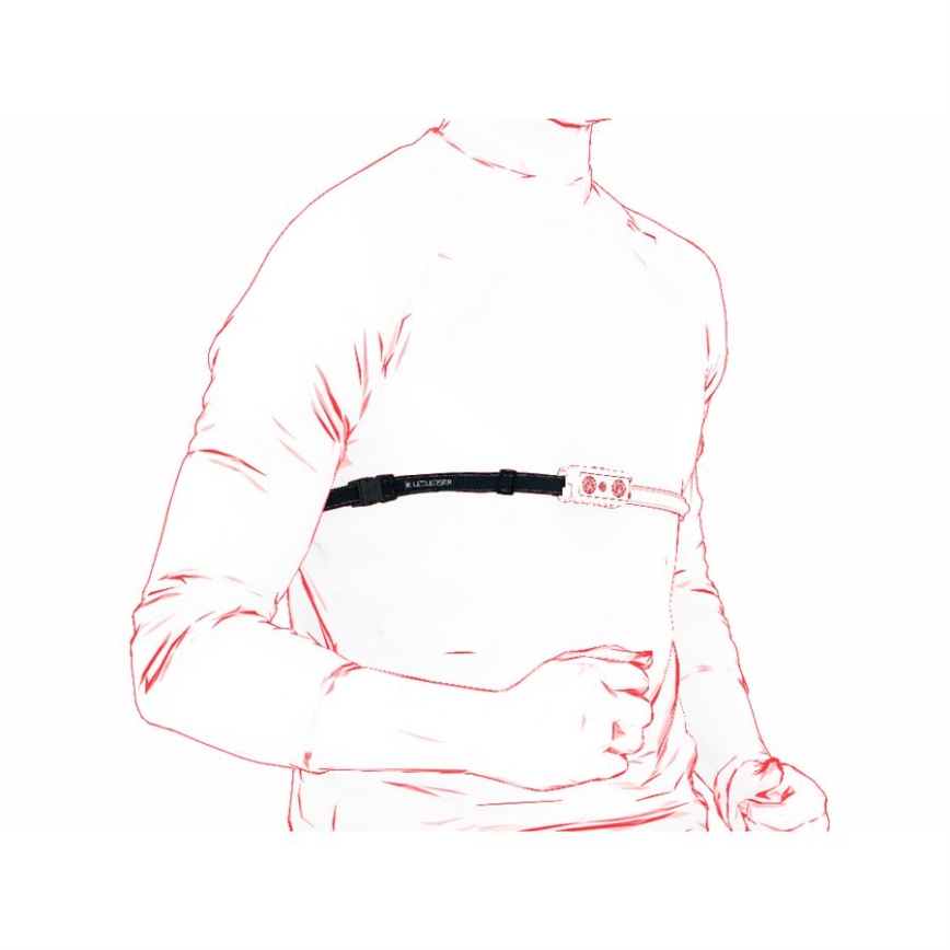 Ledlenser NEO9R - Linterna frontal recargable LED regulable/5000 mAh IP54 1200 lm 120h negro/azul