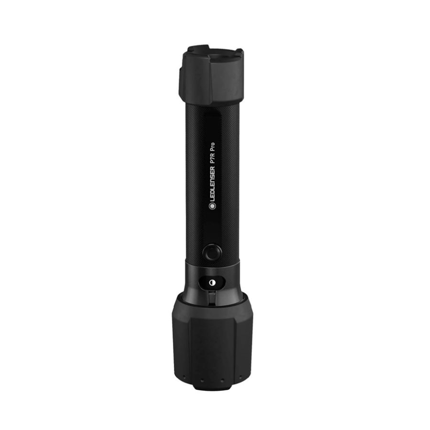 Ledlenser P7R PRO - linterna recargable LED regulable, 2000 lm, hasta 60 h, batería 4600 mAh, IP68, negra