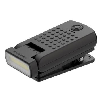 Ledlenser W1R - Linterna de trabajo recargable y regulable con clip LED/740 mAh IP54 220 lm