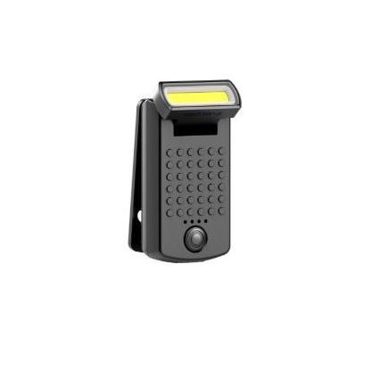 Ledlenser W1R - Linterna de trabajo recargable y regulable con clip LED/740 mAh IP54 220 lm