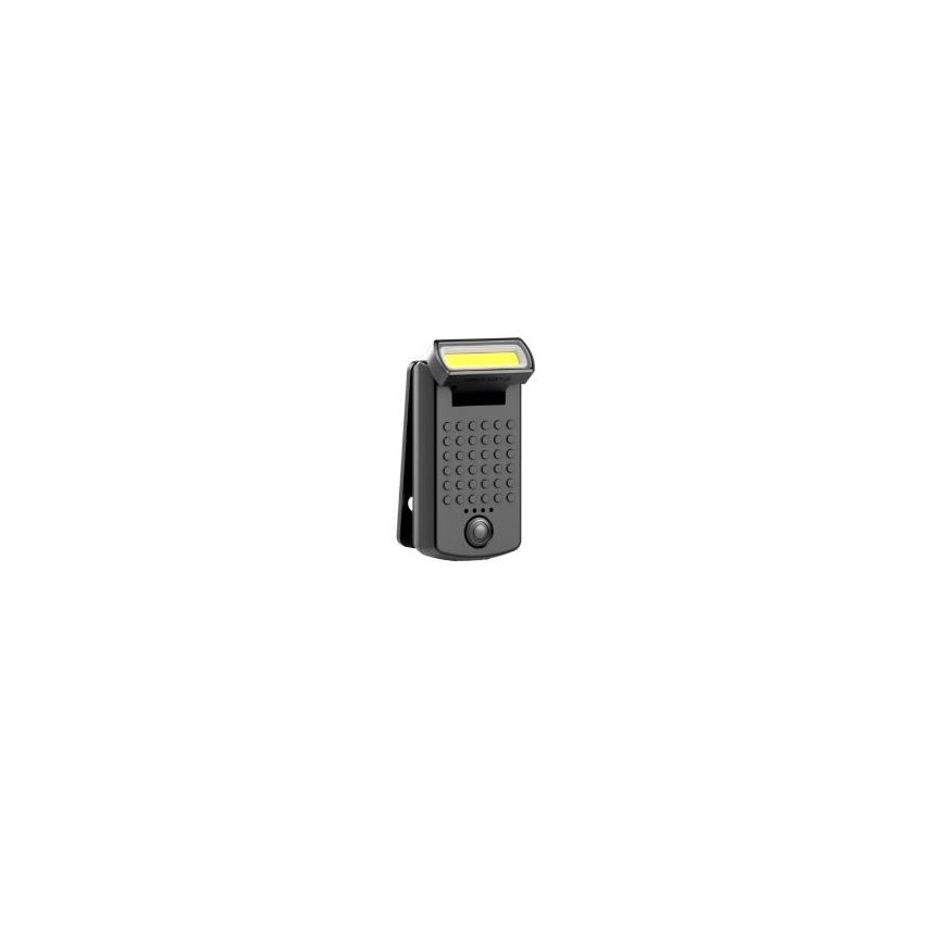 Ledlenser W1R - Linterna de trabajo recargable y regulable con clip LED/740 mAh IP54 220 lm