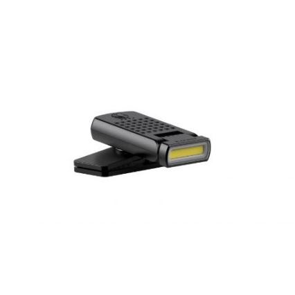 Ledlenser W1R - Linterna de trabajo recargable y regulable con clip LED/740 mAh IP54 220 lm