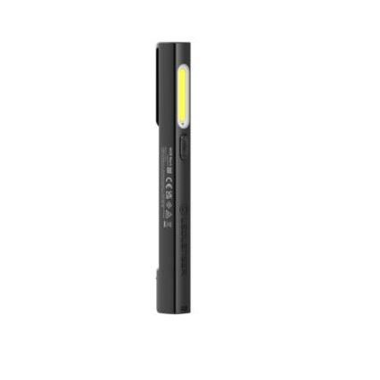 Ledlenser W2R - linterna de trabajo recargable y regulable LED, batería 630 mAh, protección IP54, 220 lm