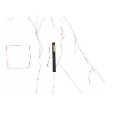 Ledlenser W2R - linterna de trabajo recargable y regulable LED, batería 630 mAh, protección IP54, 220 lm
