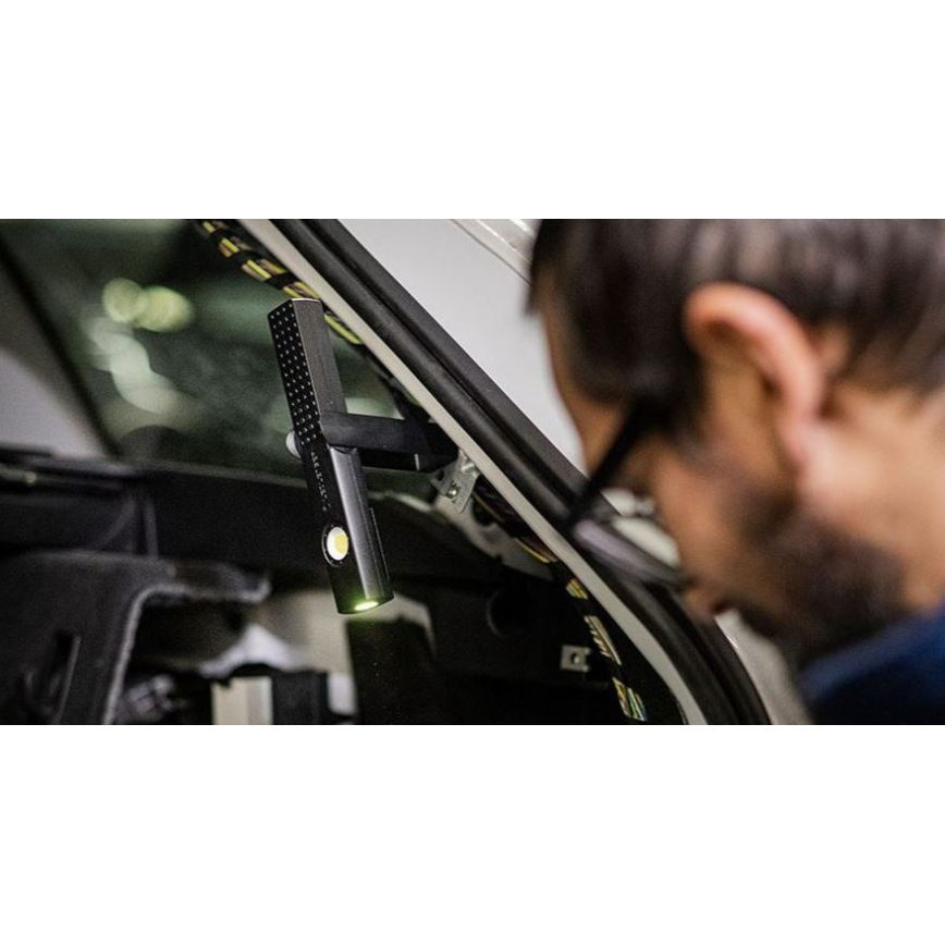 Ledlenser W4R - Linterna de trabajo recargable LED regulable, batería 760 mAh, IP54, 220 lm