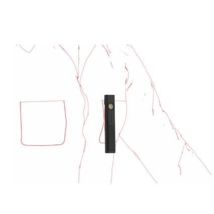 Ledlenser W4R - Linterna de trabajo recargable LED regulable, batería 760 mAh, IP54, 220 lm