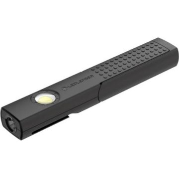 Ledlenser W4R - Linterna de trabajo recargable LED regulable, batería 760 mAh, IP54, 220 lm