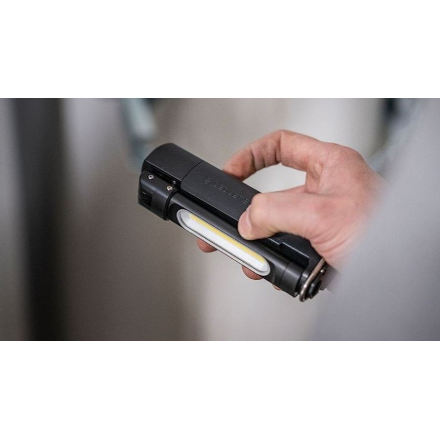 Ledlenser W6R - Linterna de trabajo recargable LED regulable/2500 mAh IP54 500 lm 10 h