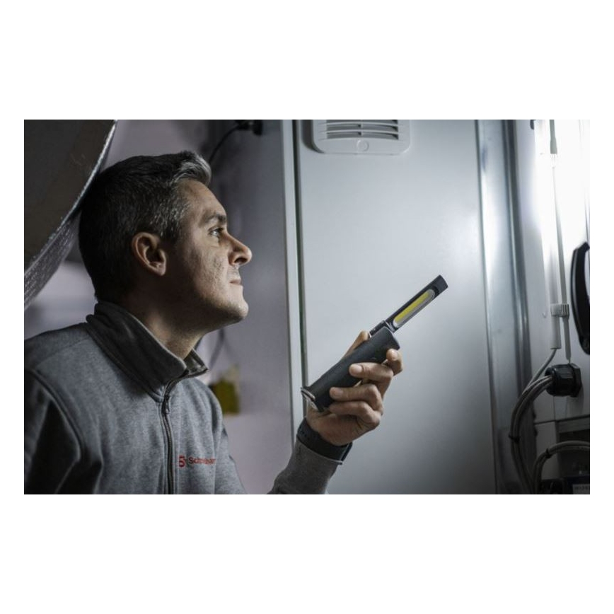 Ledlenser W6R - Linterna de trabajo recargable LED regulable/2500 mAh IP54 500 lm 10 h