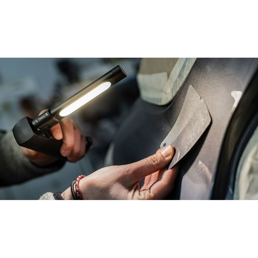Ledlenser W7R - Luz de trabajo recargable LED regulable, 2500 mAh, IP54, 600 lm