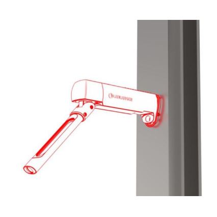 Ledlenser W7R - Luz de trabajo recargable LED regulable, 2500 mAh, IP54, 600 lm