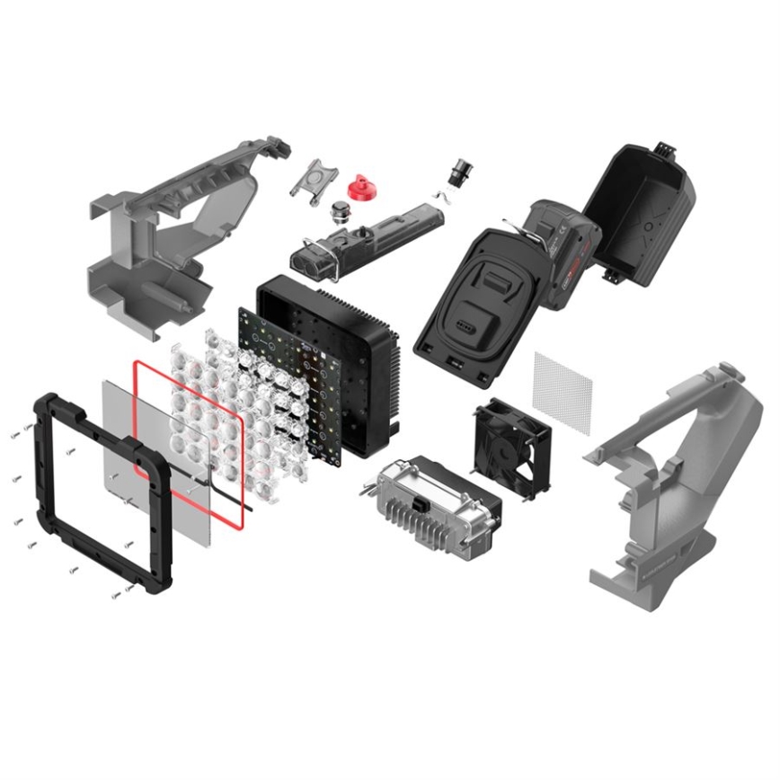 Ledlenser XP30R - linterna recargable LED regulable LED/5000 mAh IP54 32000 lm 16 h gris