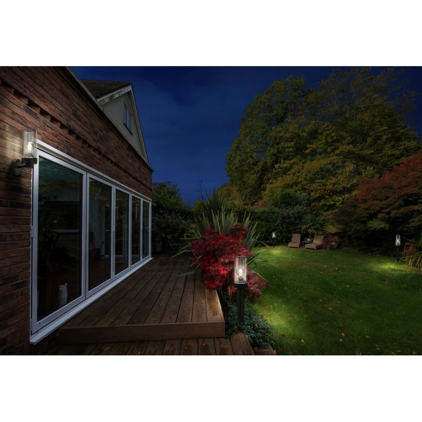 Ledvance - Aplique de exterior AMBER 1xE27/20W/230V IP44