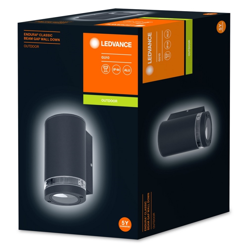 Ledvance - Aplique de exterior BEAM 1xGU10/35W/230V IP44