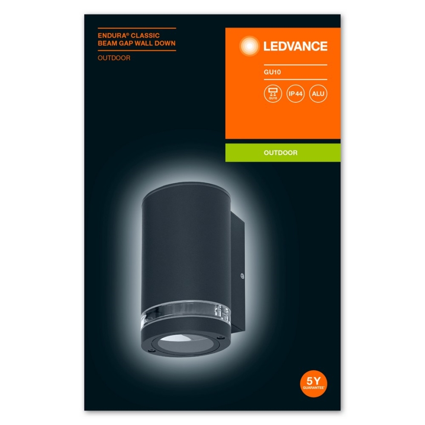 Ledvance - Aplique de exterior BEAM 1xGU10/35W/230V IP44