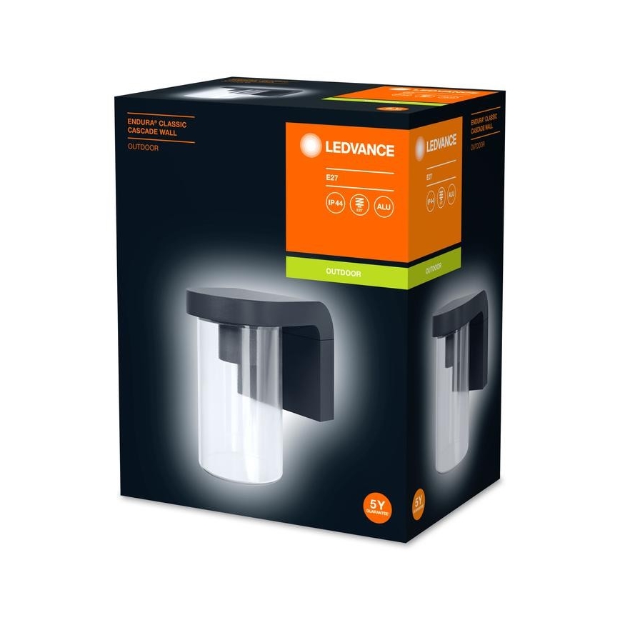 Ledvance - Aplique de exterior CASCADE 1xE27/25W/230V IP44