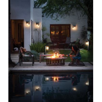 Ledvance - Aplique de exterior CASCADE 1xE27/25W/230V IP44