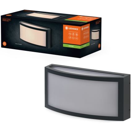 Ledvance - Aplique de exterior CUADRA 1xE27/40W/230V IP65