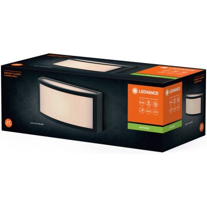 Ledvance - Aplique de exterior CUADRA 1xE27/40W/230V IP65