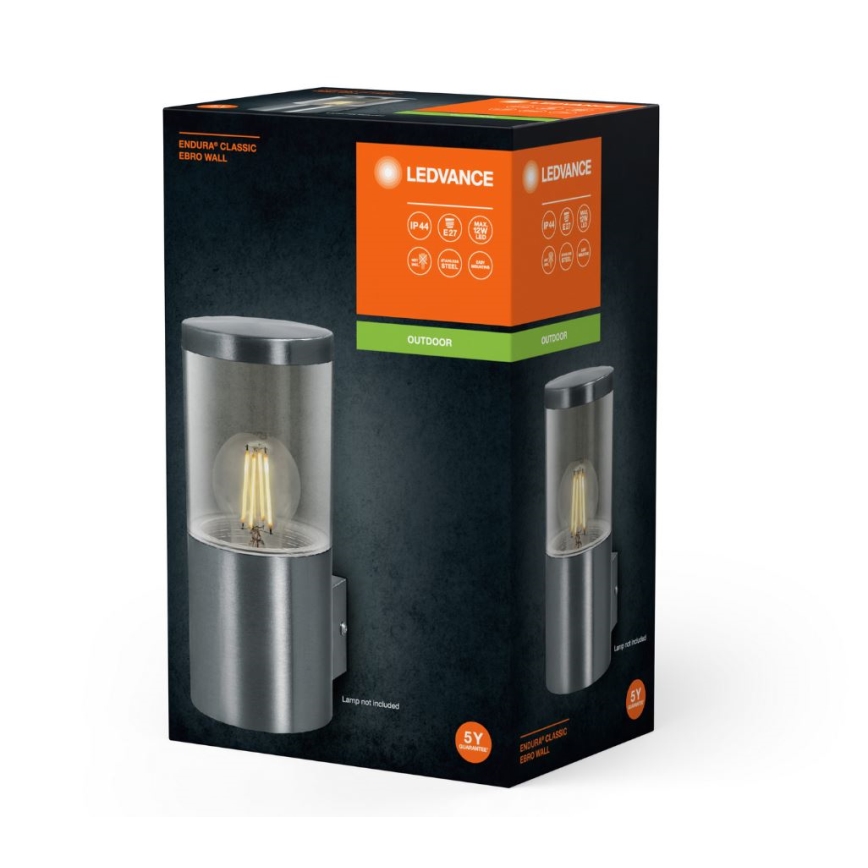 Ledvance - Aplique de exterior EBRO 1xE27/20W/230V IP44