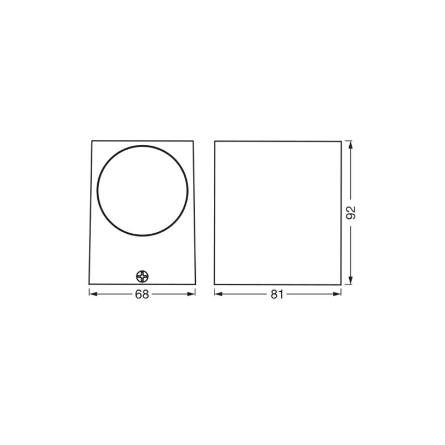 Ledvance - Aplique de exterior ENDURA CLASSIC 1xGU10/35W/230V IP44