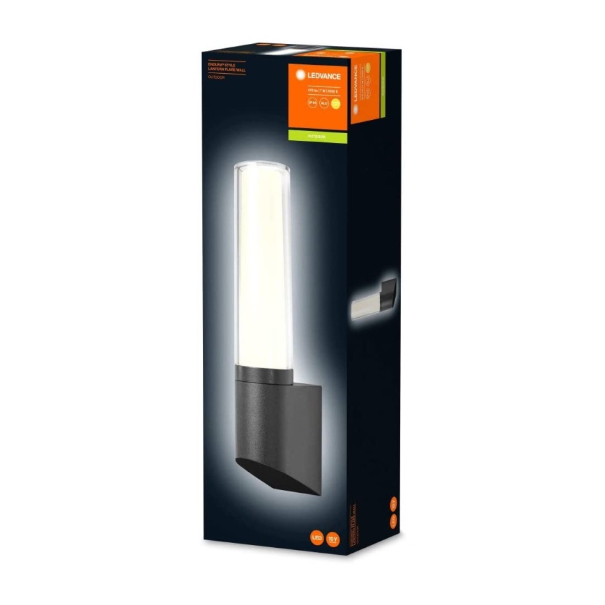 Ledvance - Aplique de exterior LED FLARE 1xLED/7W/230V IP44