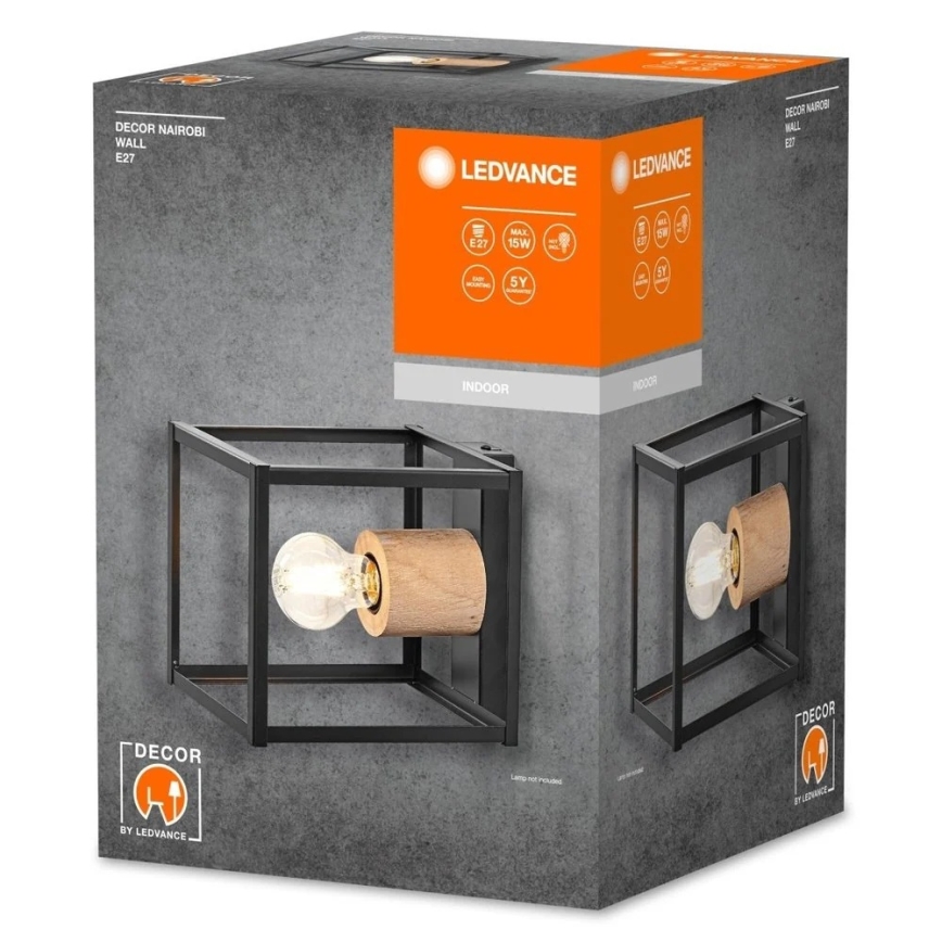 Ledvance - Aplique de pared DECOR NAIROBI 1xE27/15W/230V