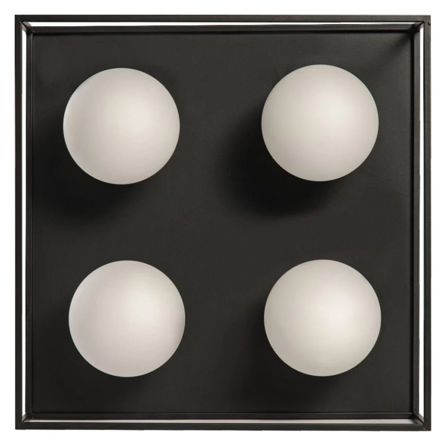 Ledvance - Aplique de pared exterior DECOR SQUARE 4xG9/28W/230V IP44